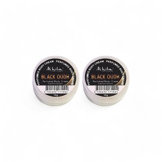 Al Hiba Black Oudh Perfumed Body Cream - 10g (Pack Of 2) Al Hiba Black Oudh Perfumed Body Cream - 10g (Pack Of 2)