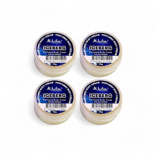                       Al Hiba Iceberg Perfumed Body Cream - 10g (Pack Of 4)                                              