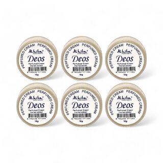 Al Hiba Deos Perfumed Body Cream - 10g (Pack Of 6) Al Hiba Deos Perfumed Body Cream - 10g (Pack Of 6)