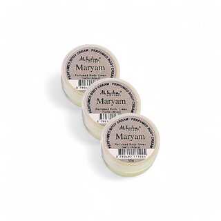 Al Hiba Maryam Premium Long Lasting Body Perfumed Cream - Pack Of 3 (10gm) Al Hiba Maryam Premium Long Lasting Body Perfumed Cream - Pack Of 3 (10gm)