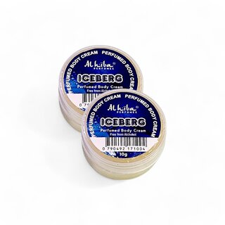 Al Hiba Iceberg Premium Long Lasting Body Perfumed Cream - Pack Of 2 (10gm) Al Hiba Iceberg Premium Long Lasting Body Perfumed Cream - Pack Of 2 (10gm)