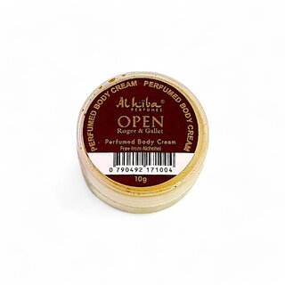 Al Hiba Open Roger & Gallet Perfumed Body Cream - 10g Al Hiba Open Roger & Gallet Perfumed Body Cream - 10g