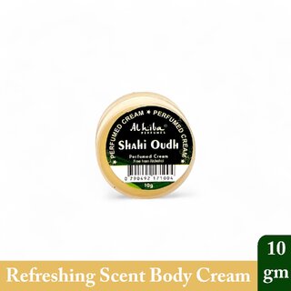 Al Hiba Shahi Oudh Premium Long Lasting Body Perfumed Cream - Pack Of 1 (10gm) Al Hiba Shahi Oudh Premium Long Lasting Body Perfumed Cream - Pack Of 1 (10gm)