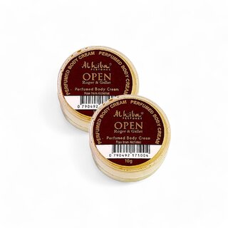 Al Hiba Open Roger & Gallet Premium Long Lasting Body Perfumed Cream - Pack Of 2 (10gm) Al Hiba Open Roger & Gallet Premium Long Lasting Body Perfumed Cream - Pack Of 2 (10gm)