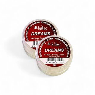 Al Hiba Dreams Premium Long Lasting Body Perfumed Cream - Pack Of 2 (10gm) Al Hiba Dreams Premium Long Lasting Body Perfumed Cream - Pack Of 2 (10gm)
