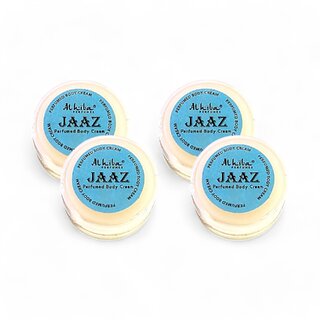                       Al Hiba Jaaz Premium Long Lasting Body Perfumed Cream - Pack Of 4 (10gm)                                              