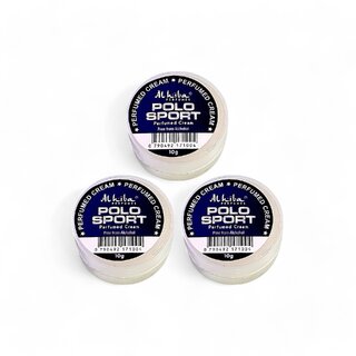 Al Hiba Polo Sport Perfumed Body Cream - 10g (Pack Of 3) Al Hiba Polo Sport Perfumed Body Cream - 10g (Pack Of 3)