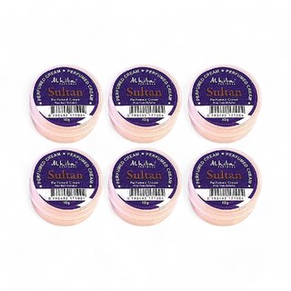 Al Hiba Sultan Perfumed Body Cream - 10g (Pack Of 6) Al Hiba Sultan Perfumed Body Cream - 10g (Pack Of 6)