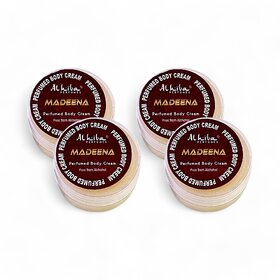 Al Hiba Madeena Premium Long Lasting Body Perfumed Cream - Pack Of 4 (10gm)