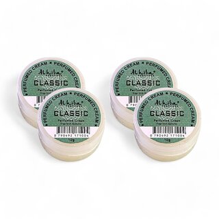 Al Hiba Classic Premium Long Lasting Body Perfumed Cream - Pack Of 4 (10gm) Al Hiba Classic Premium Long Lasting Body Perfumed Cream - Pack Of 4 (10gm)