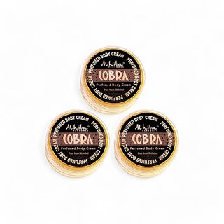 Al Hiba Cobra Perfumed Body Cream - 10g (Pack Of 3) Al Hiba Cobra Perfumed Body Cream - 10g (Pack Of 3)