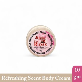 Al Hiba Red Rose Premium Long Lasting Body Perfumed Cream - Pack Of 1 (10gm) Al Hiba Red Rose Premium Long Lasting Body Perfumed Cream - Pack Of 1 (10gm)
