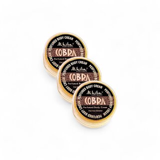 Al Hiba Cobra Premium Long Lasting Body Perfumed Cream - Pack Of 3 (10gm) Al Hiba Cobra Premium Long Lasting Body Perfumed Cream - Pack Of 3 (10gm)