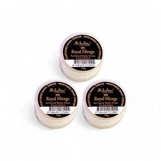                       Al Hiba Royal Mirage Perfumed Body Cream - 10g (Pack Of 3)                                              