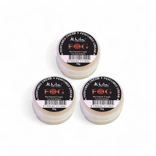                       Al Hiba Fog Perfumed Body Cream - 10g (Pack Of 3)                                              