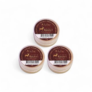 Al Hiba Kasturi Perfumed Body Cream - 10g (Pack Of 3) Al Hiba Kasturi Perfumed Body Cream - 10g (Pack Of 3)