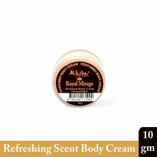 Al Hiba Royal Mirage Premium Long Lasting Body Perfumed Cream - Pack Of 1 (10gm) Al Hiba Royal Mirage Premium Long Lasting Body Perfumed Cream - Pack Of 1 (10gm)