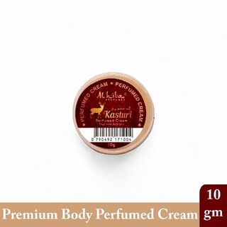                       Al Hiba Kasturi Premium Long Lasting Body Perfumed Cream - Pack Of 1 (10gm)                                              