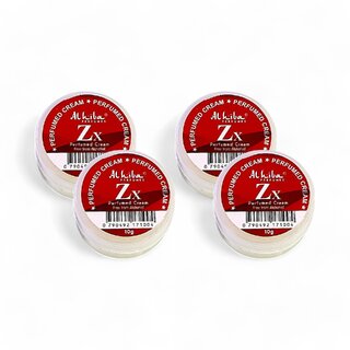 Al Hiba Zx Premium Long Lasting Body Perfumed Cream - Pack Of 4 (10gm) Al Hiba Zx Premium Long Lasting Body Perfumed Cream - Pack Of 4 (10gm)