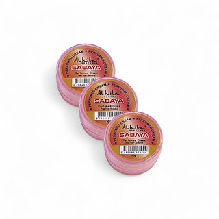 Al Hiba Sabaya Premium Long Lasting Body Perfumed Cream - Pack Of 3 (10gm) Al Hiba Sabaya Premium Long Lasting Body Perfumed Cream - Pack Of 3 (10gm)