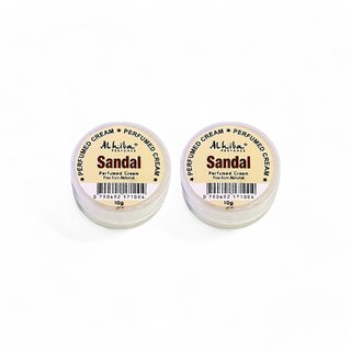                       Al Hiba Sandal Perfumed Body Cream - 10g (Pack Of 2)                                              