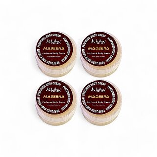 Al Hiba Madeena Perfumed Body Cream - 10g (Pack Of 4)