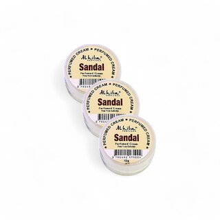 Al Hiba Sandal Premium Long Lasting Body Perfumed Cream - Pack Of 3 (10gm) Al Hiba Sandal Premium Long Lasting Body Perfumed Cream - Pack Of 3 (10gm)