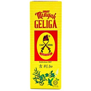                       Movitronix Ubat Minyak Ggeliga Cap Kris  Medicated geliga Oil Pack of 1 indonesia Product                                              