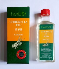 Movitronix Moo tong HERBER CITRONELLA Pain relief OIL 60ML - Singapore Product- Pack of 1