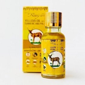Movitronix ISME RASYAN Yellow turmeric and philai Herbal Relief MASSAGE (20 ml) - PACK OF 1 -THAILAND