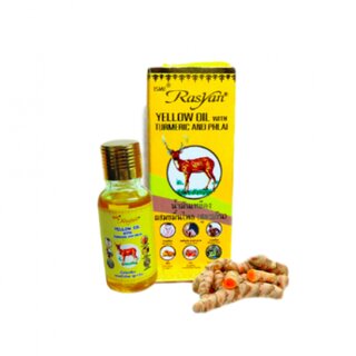                       Movitronix ISME RASYAN Yellow oil with Turmeric  phlai - 50ml for pain relief - Pack of 1 - thailand product                                              
