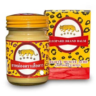 Movitronix leopart brand pain relief balm Balm 12g size HERB PACK OF 1 - THAILAND Movitronix leopart brand pain relief balm Balm 12g size HERB PACK OF 1 - THAILAND