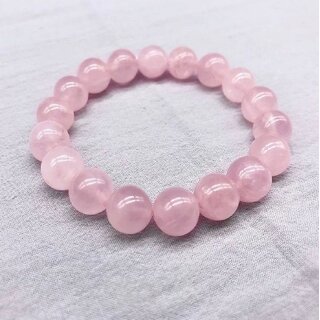                       Natural Rose Quartz Beads Bracelet Serene and Spiritual Bracelet for Women                                              