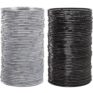                       Omsar Jewelry Metal Bangle Set (Pack of 10)                                              