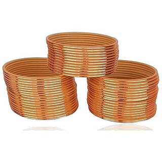                       Omsar Jewelry Metal Bangle Set (Pack of 10)                                              