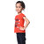 Kid Kupboard Cotton Girls T-Shirt, Light Red, Half-Sleeves, 6-7 Years KIDS6962