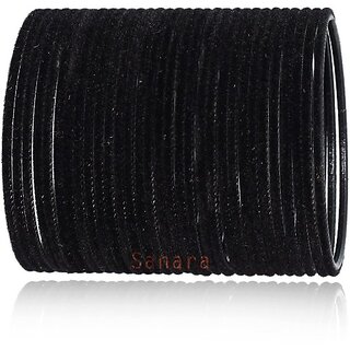                       Omsar Jewelry Glass Bangle Set (Pack of 36)                                              