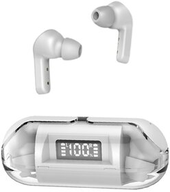 Digimate Earbuds with Charging Case 15 Hours Play Time Bluetooth Version 3 with MIC (DG-EP06) White