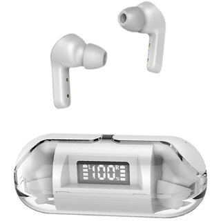                       Digimate Earbuds with Charging Case 15 Hours Play Time Bluetooth Version 3 with MIC (DG-EP06) White                                              