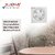 ZOOM Ventilation Fan 6 Inch (150mm) | Exhaust Fan | Strong Air Suction, Rust-Proof Body, and Dust Protection Shutters | Ideal for Bathroom, Kitchen, and Office | 1-Year Warranty | (Pack of 1, White)