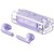 Digimate Earbuds with Charging Case 15 Hours Play Time Bluetooth Version 3 with MIC (DG-EP06 Purple)