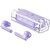 Digimate Earbuds with Charging Case 15 Hours Play Time Bluetooth Version 3 with MIC (DG-EP06 Purple)
