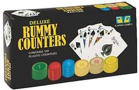 HMV Rummy Counter Coins  (Multicolor)