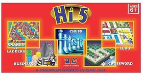 HMV 5 in 1 Party  Fun Board Game