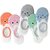 Minha Cotton ankle length socks for girls and boys (Multicolor - 3 Pair)