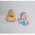 Manav Enterprises Sonu Monu Dolls Set of 2 For Kids (Multi-Colour)