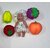 Manav Enterprises Sonu Dolls With 4 Fruit Squeezy Toys For Kids (Multi-Colour)