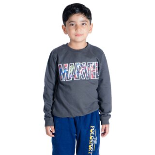                       Boy's Marvel Graphic Sweatshirt, Grey                                              