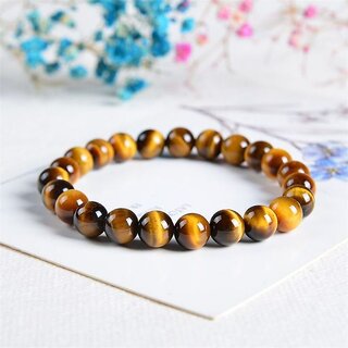 Tigers Eye Bracelet Natural Beads for Spiritual and Style Astrological Purpose Comfortable Elastic Fit for Men Women Tigers Eye Bracelet Natural Beads for Spiritual and Style Astrological Purpose Comfortable Elastic Fit for Men Women