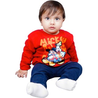                       kid's Boy's Winter Red Sweatshirts                                              